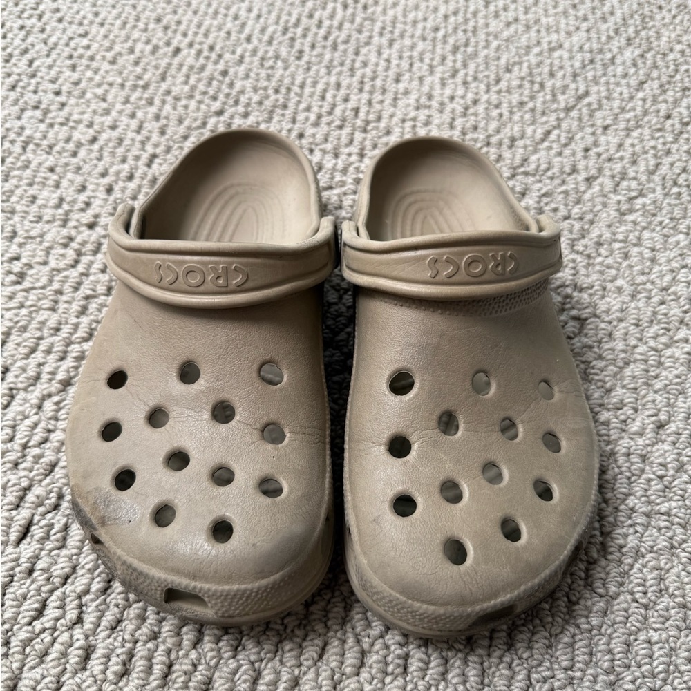 CROCS Kids Beige Clogs